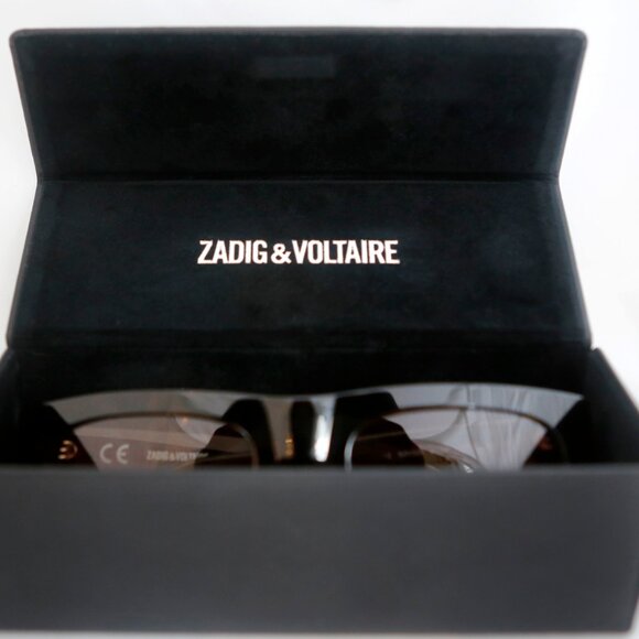Zadig & Voltaire SZV325 Sunglasses w/ Case - Dark Havana - Small main image 4